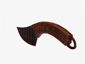 Short knife 3D-Modell