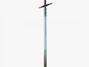 Knight sword 3D Model