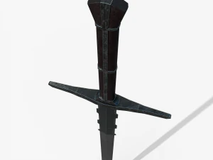 Knight sword 3D Model