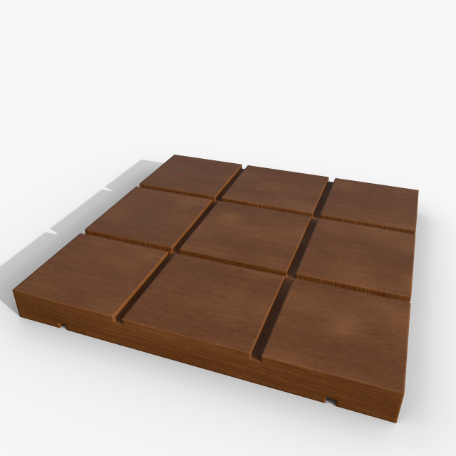 Stand for hot IKEA Square 160mm Model 3D .c4d .max .obj .3ds .fbx .stl .blend 