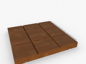 Stand for hot IKEA Square 160mm Model 3D