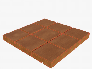 Stand for hot IKEA Square 160mm Model 3D