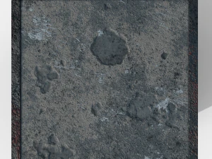 Бетонный блок 1м 3D Модель