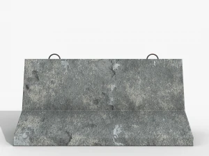 Road block 2m x 1m 3D Model