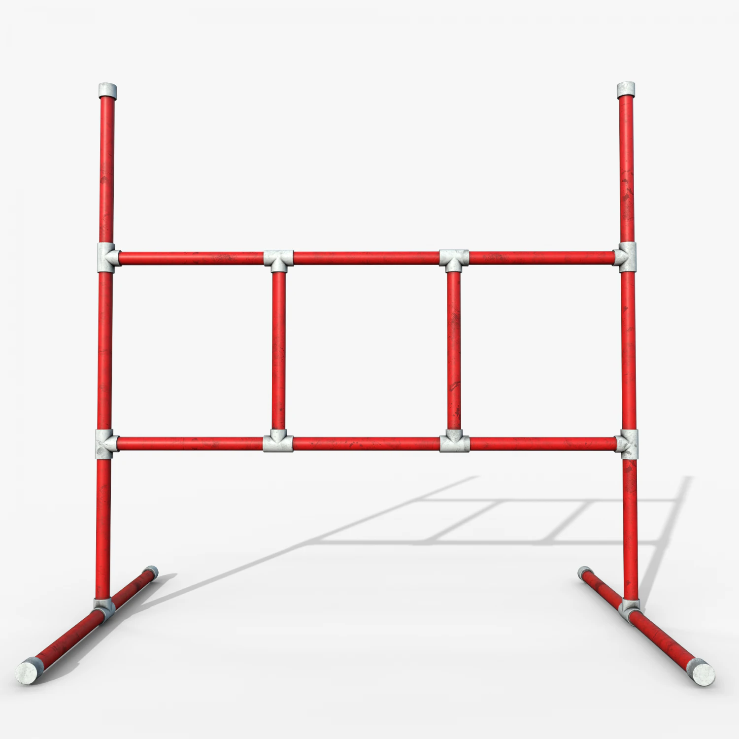 Kunststoffbarriere 3D Modell .c4d .max .obj .3ds .fbx .stl .blend 