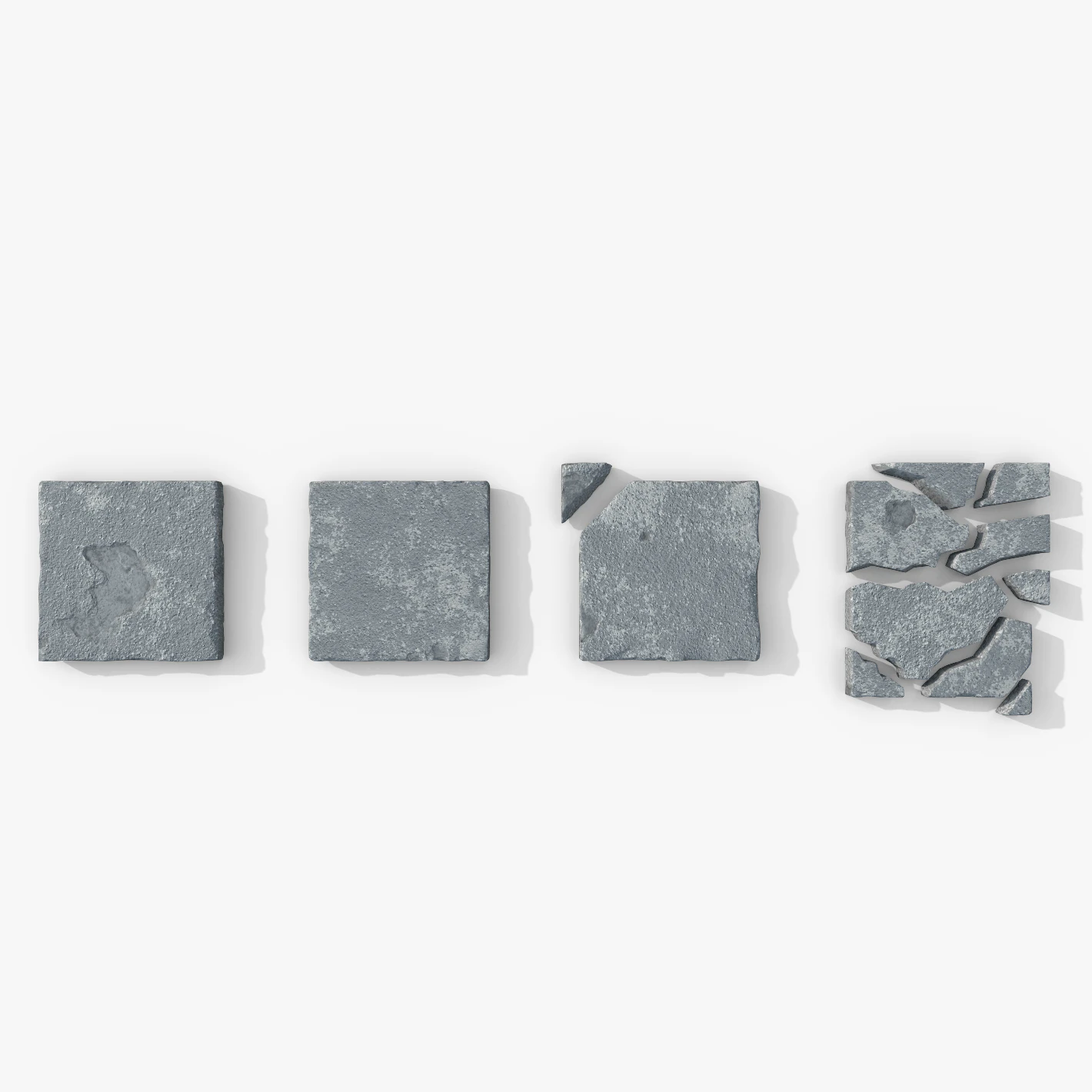 Cement tiles 3D Model .c4d .max .obj .3ds .fbx .stl .blend