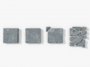 Cement tiles 3D Model