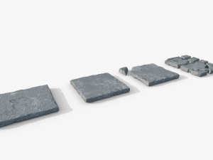 Cement tiles 3D Model
