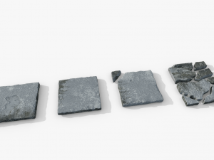 CementMoss tiles Modèle 3D