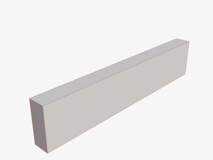 Border 1000x200x80 Modèle 3D