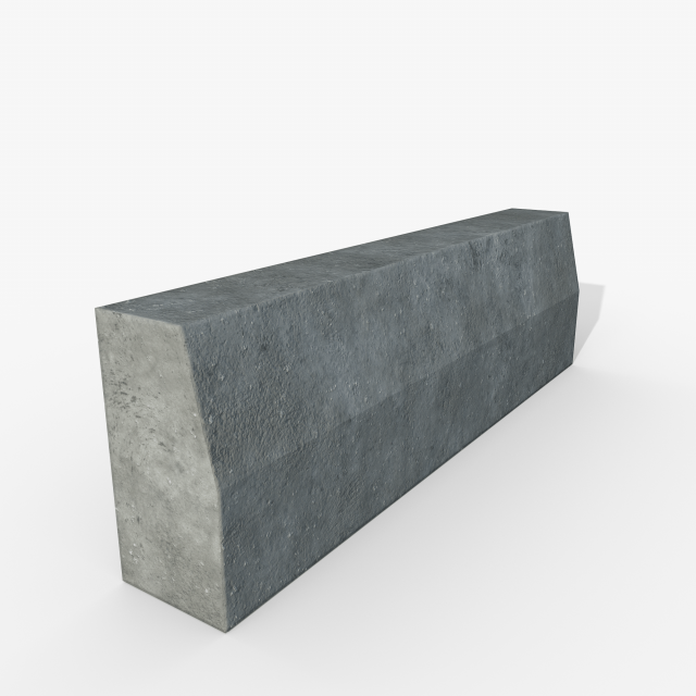 Border 1000x300x150 Modello 3D .c4d .max .obj .3ds .fbx .stl .blend 