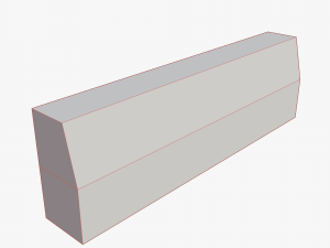 Border 1000x300x150 Modello 3D