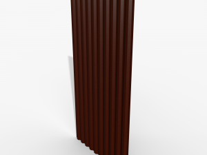 Profiled sheet brown 3D 모델
