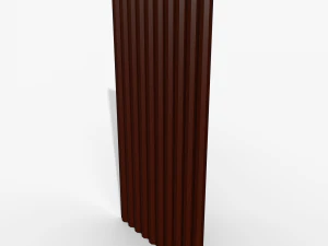 Profiled sheet brown 3D Model