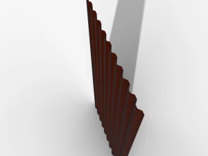 Profiled sheet brown 3D Model