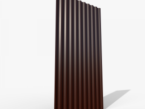 Profiled sheet brown 3D 모델