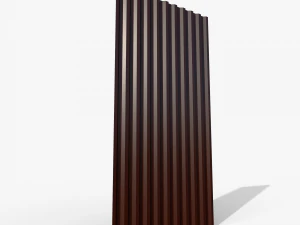Profiled sheet brown 3D Model