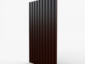 Profiled sheet brown 3D Model