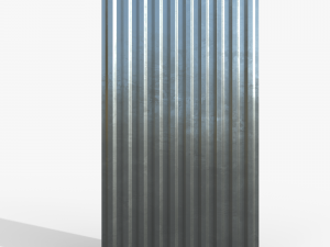 Profiled sheet metal 3D Модель