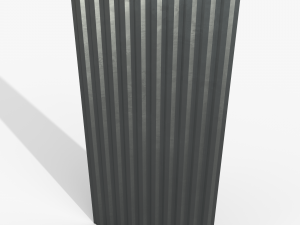 Profiled sheet metal Modelo 3D