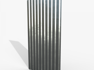 Profiled sheet metal Modelo 3D