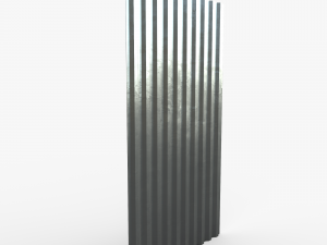 Profiled sheet metal Modelo 3D