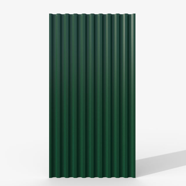 Profiled sheet green 3Dモデル .c4d .max .obj .3ds .fbx .stl .blend 
