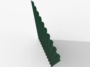 Profiled sheet green 3D Model