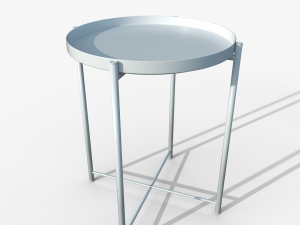 Gladom table white IKEA 3D Model
