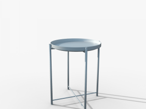 Gladom table white IKEA 3Dモデル