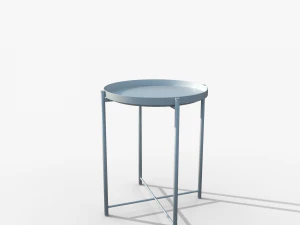 Gladom table white IKEA 3D Model