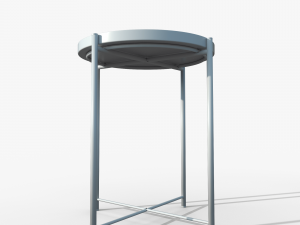 Gladom table white IKEA 3Dモデル