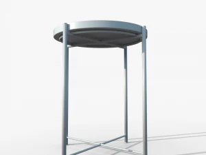 Gladom table white IKEA 3D Model
