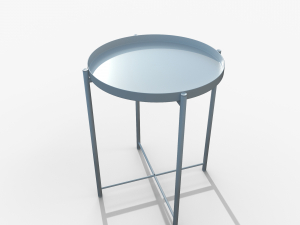 Gladom table white IKEA 3Dモデル