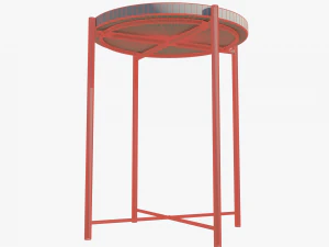 Gladom table white IKEA 3D Model