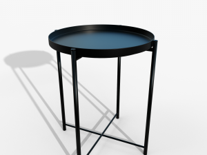 Gladom table black IKEA 3Dモデル