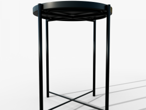 Gladom table black IKEA 3D 모델