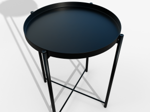 Gladom table black IKEA 3D 모델