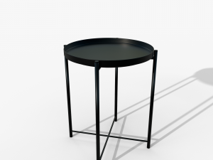 Gladom table black IKEA 3D 모델