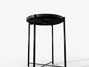 Gladom table black IKEA 3D 모델
