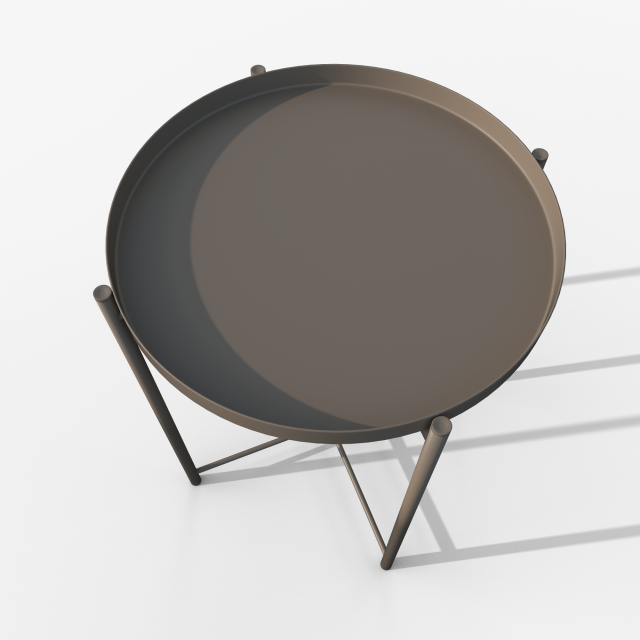 Gladom table gray IKEA Model 3D .c4d .max .obj .3ds .fbx .stl .blend 