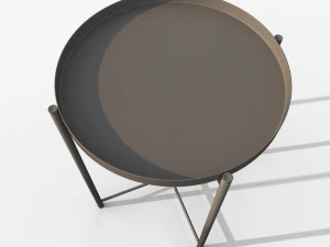 Szary stolik Gladom IKEA Model 3D