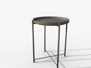 Gladom table gray IKEA Model 3D