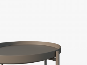 Gladom table gray IKEA Model 3D