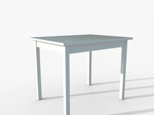 Table IKEA OLMSTAD 90x70 White 3D Model