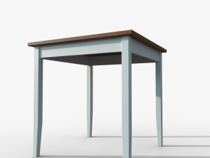Table IKEA Lerhamn 74x74x75 Wood 3Dモデル