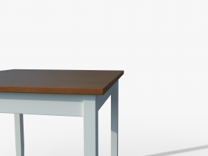 Table IKEA Lerhamn 74x74x75 Wood 3D Model