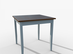 Table IKEA Lerhamn 74x74x75 Wood 3D Model