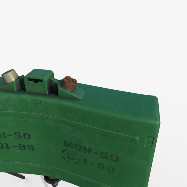 Mine MON-50 Model 3D .c4d .max .obj .3ds .fbx .stl .blend 