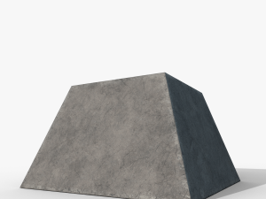 Concrete pyramid 3D मॉडल